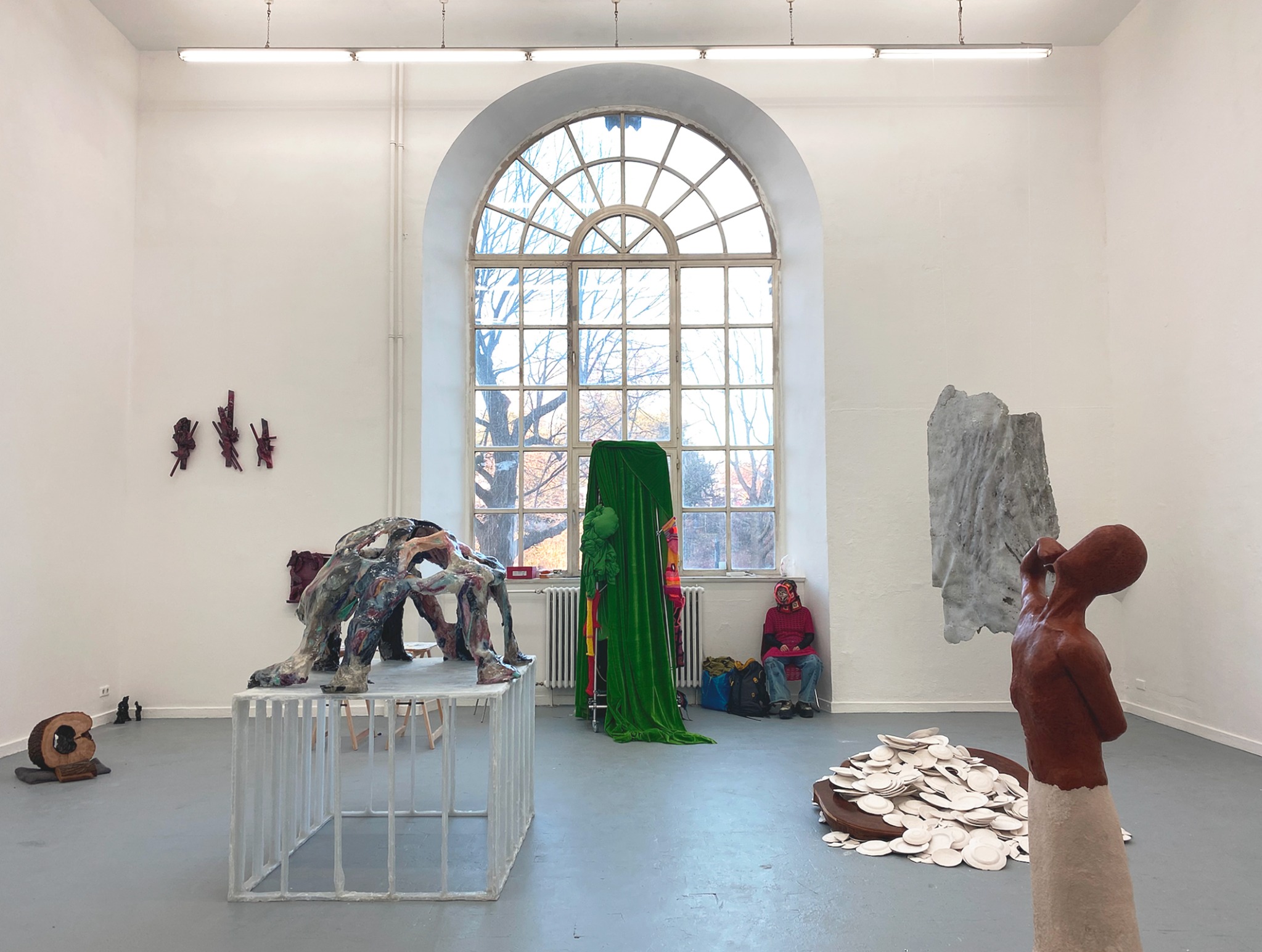 Temporary Monument installed in the Rundgang 2024 exhibition